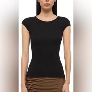NWT Helmut Lang Women’s Sport Cap Sleeve Top